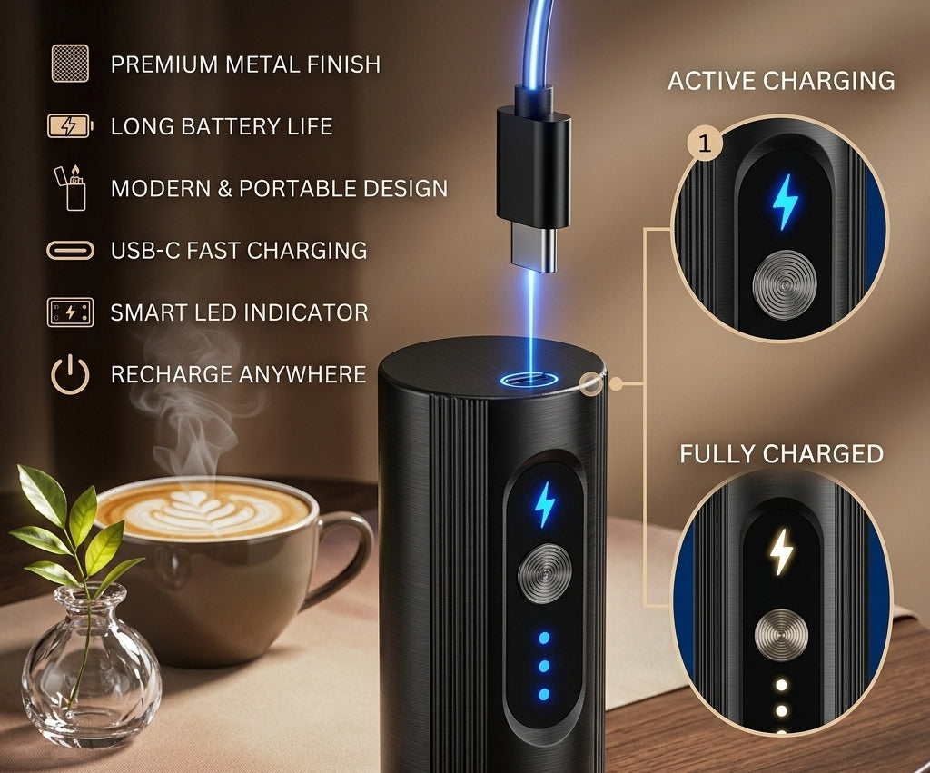 Rechargeable Electric Milk Frother