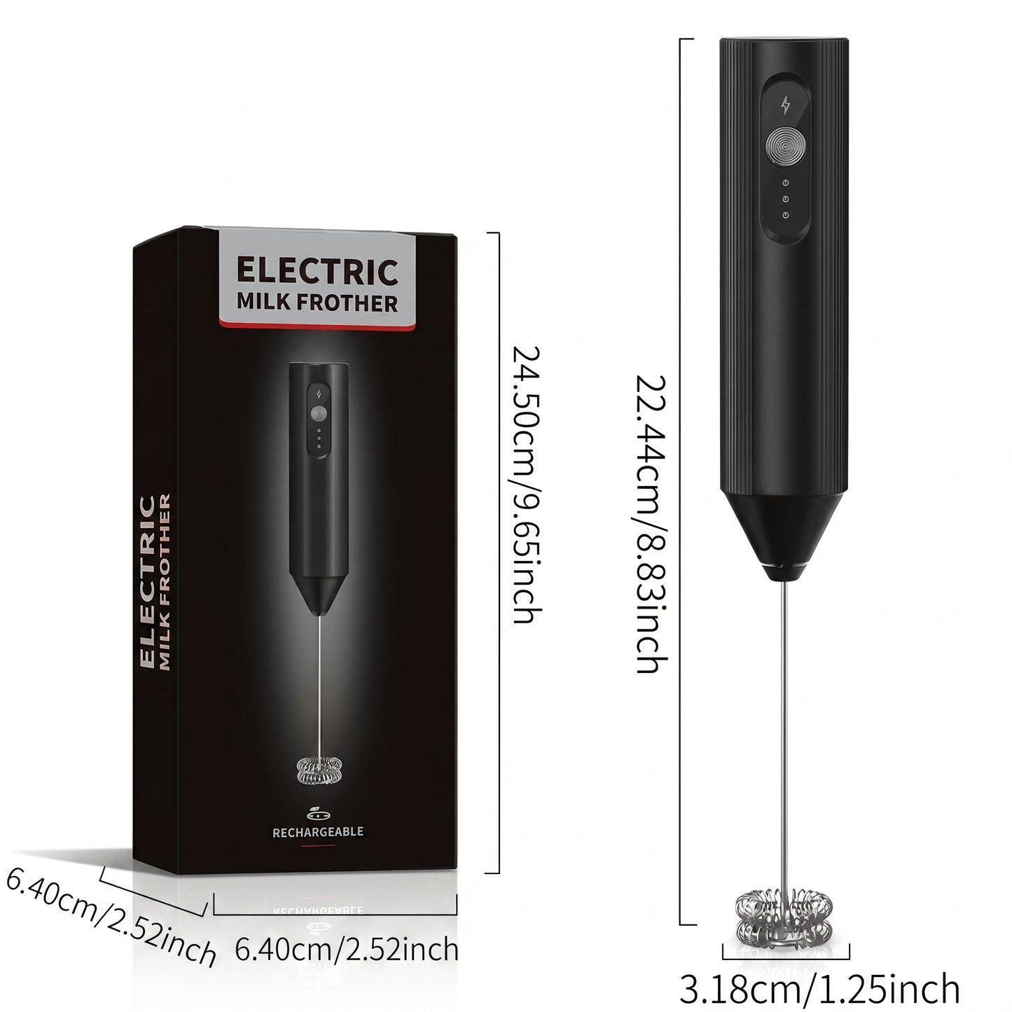 Rechargeable Electric Milk Frother