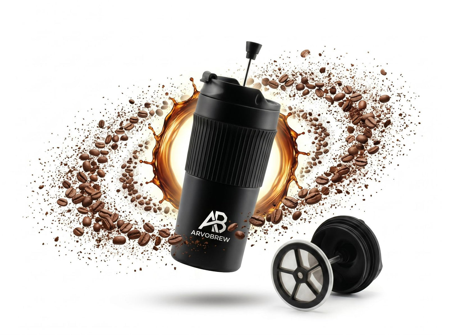 Portable Stainless Steel French Press